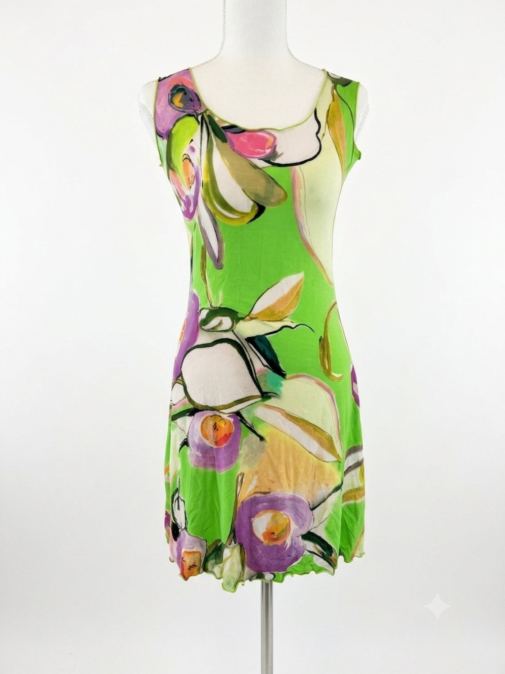NWT Haystacks Margarita Cabana Little Dress S Floral Tropical Made in USA Mini⁠